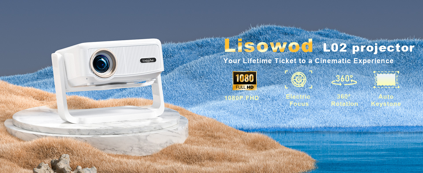 Amazon.com: Projector with WiFi and Bluetooth,Mini-Projector