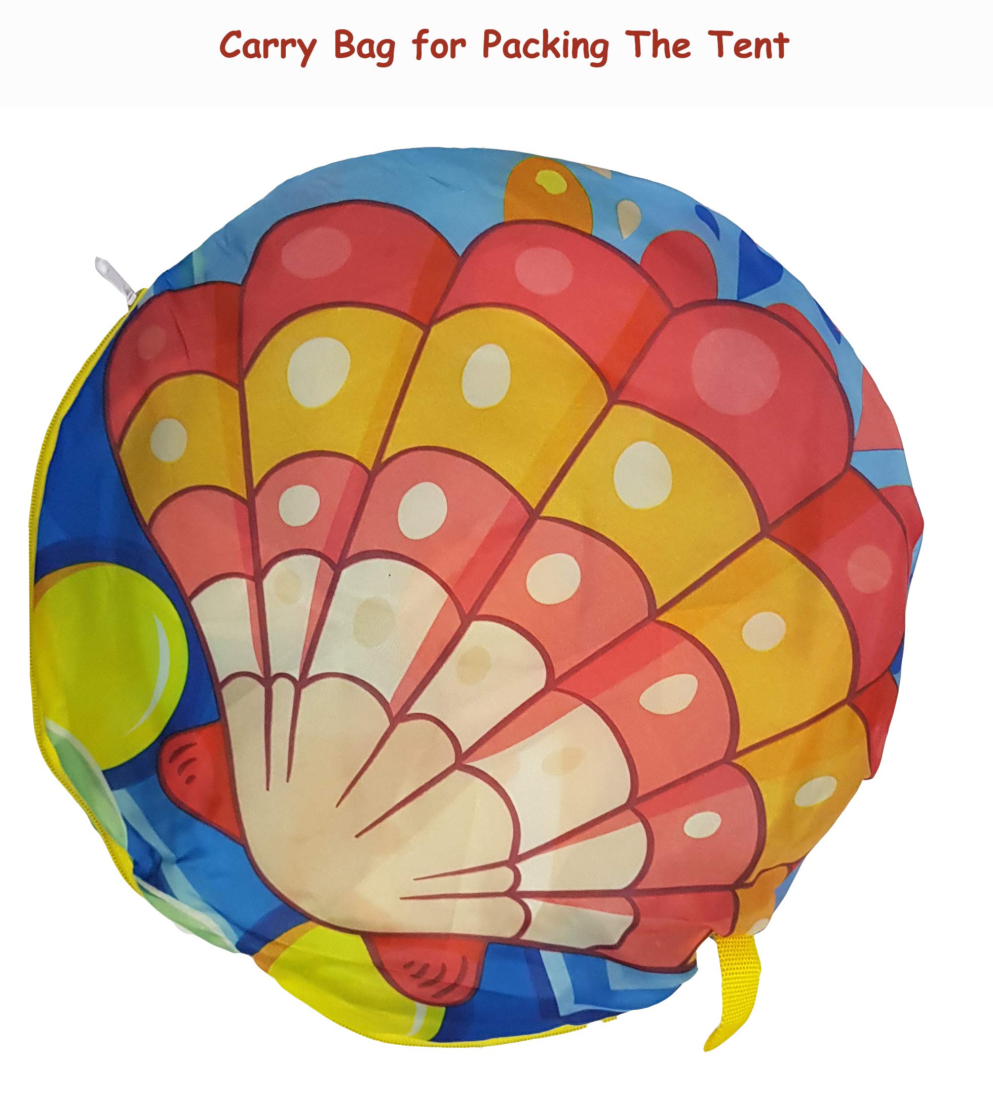 Mummy Please Jungle Theme Pop-Up Ball Pool (Without Balls) Play Tent for Kids, X-X-Large Size, Multi-Coloured, Ages 1-3 Years - Image 6 thumbnail