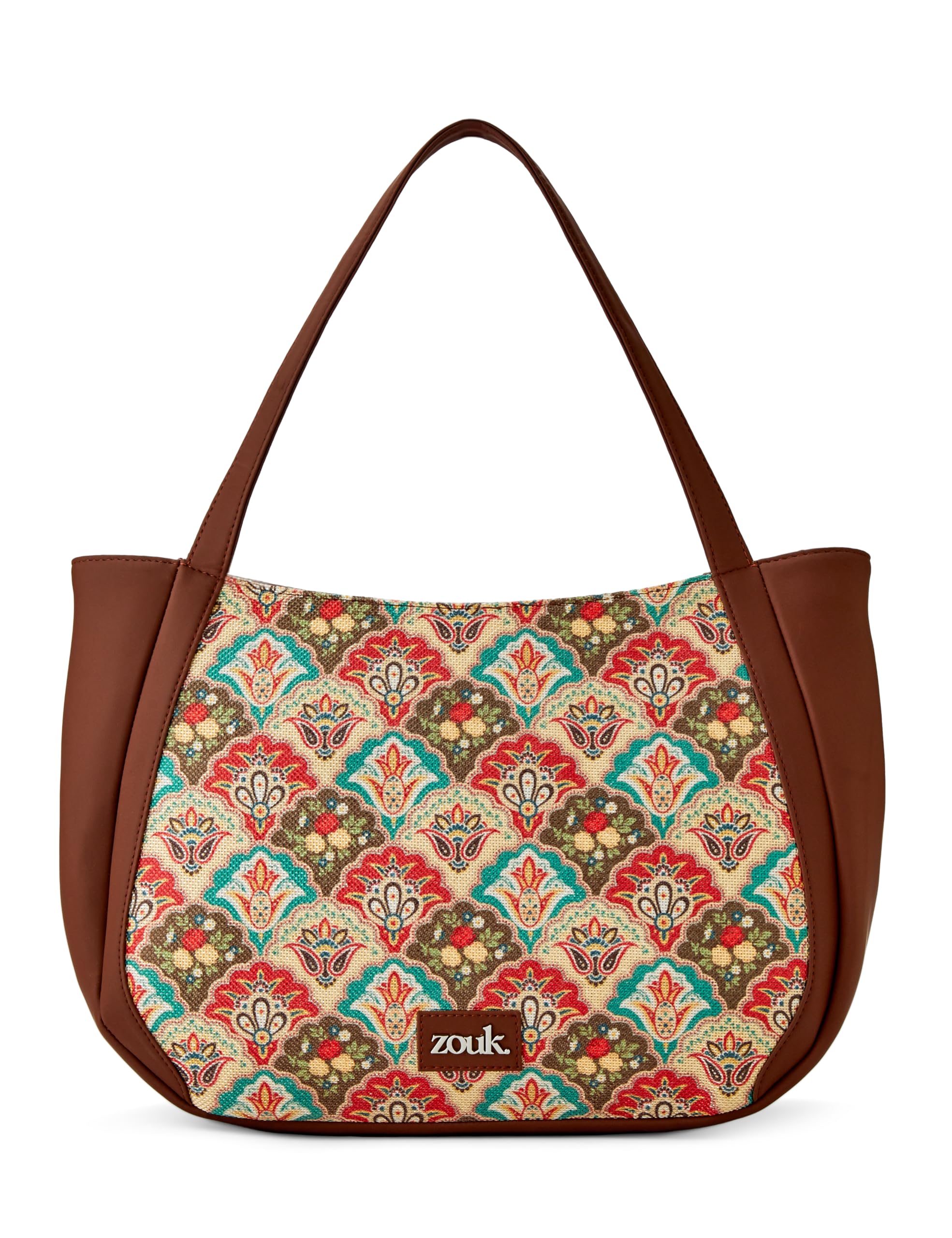 Jute Handcrafted Vegan Leather Women's Shoulder Luna Handbags-image-2
