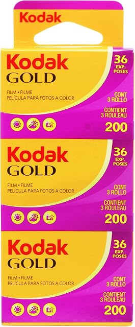 KODAK GOLD 200 Film / 3 pack / GB135-36-Vertical packaging