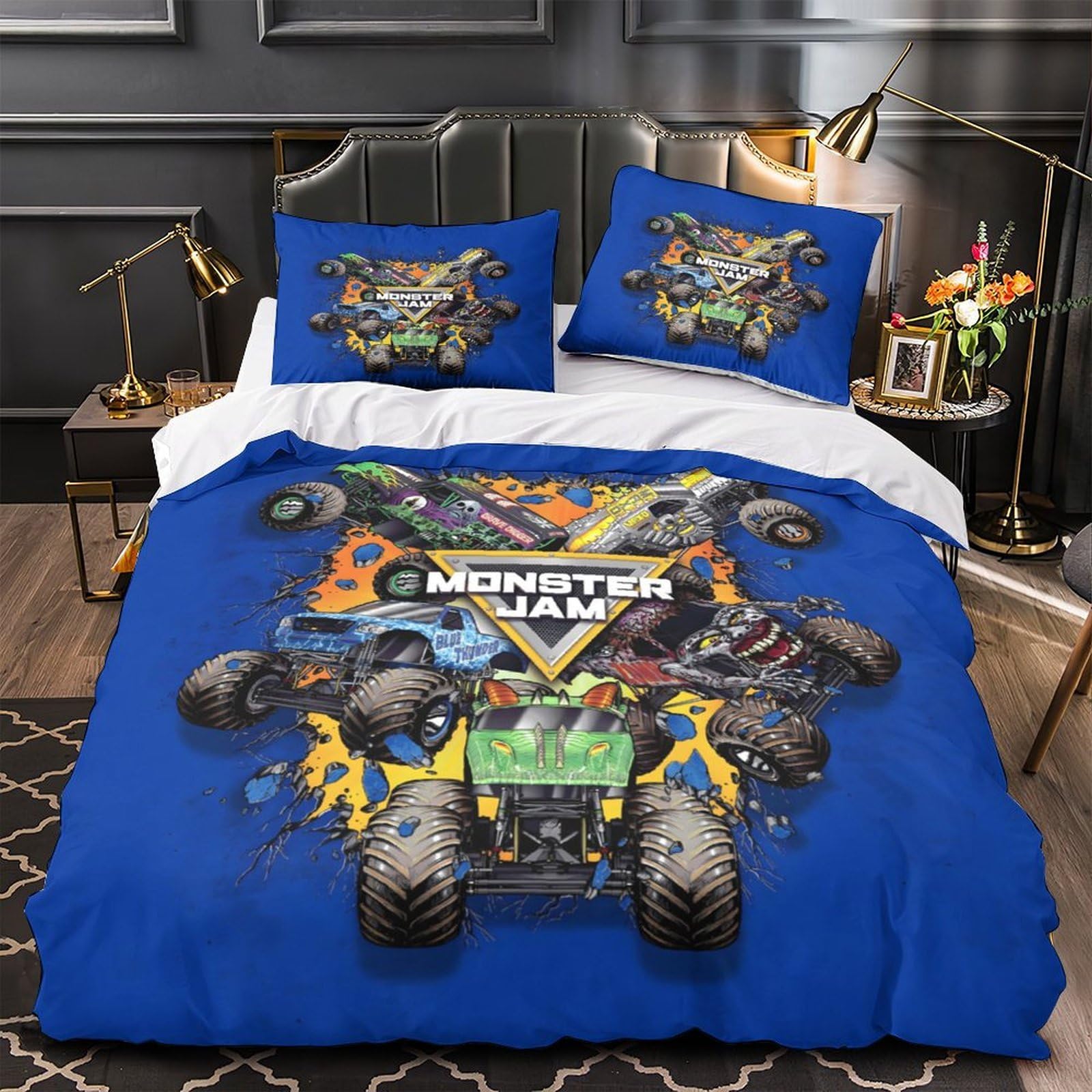 Parure de lit 3D effet OceanWaveArt housse de couette enfant garçon 260x220cm