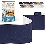 KING MOUNTAIN Canvas Repair Tape,Outdoor Gear Patch, 463 Inches,Waterproof,Self-Adhesive for Repairing Boat Covers,Sun Shades,Sofas,Tents,Lounge Chairs,Awnings (Dark Blue)
