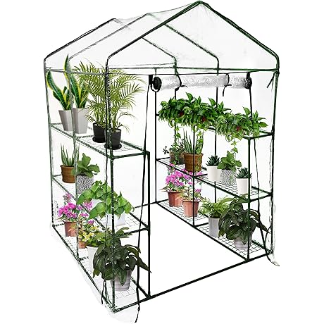 50% Larger Walk-In Greenhouse: Spacious Garden Sanctuary for Thriving Plants