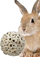 Vista 4 de Bonka Bird Toys 1214 Pk3 - Bolas Sola Atta totalmente naturales, paquete de 3, 2 pulgadas de diámetro, suaves y ligeros, juguetes para masticar