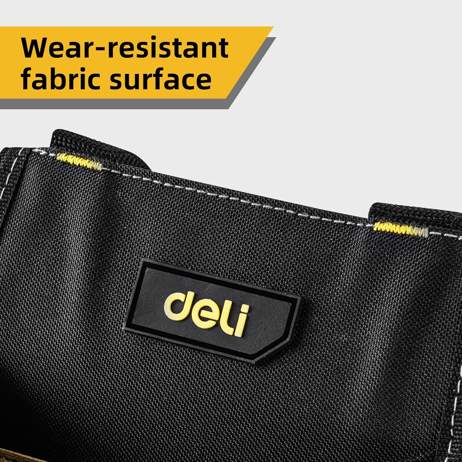Deli Utility Tool Pouch with Handle Heavy Duty Durable Large Capacity for Men for Electrician, Carpenter