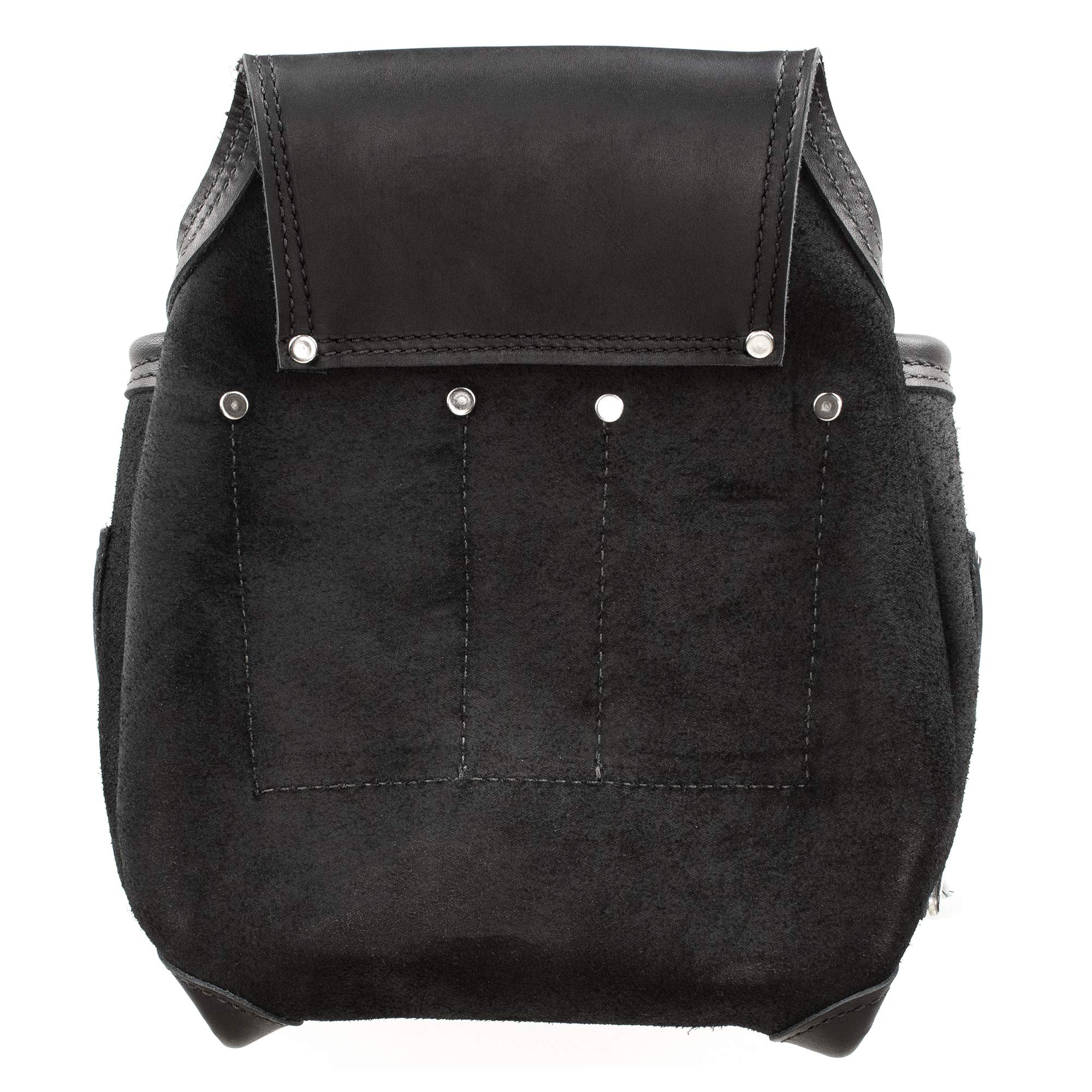 Amish - Ceinture à outils en cuir véritable - Noir
