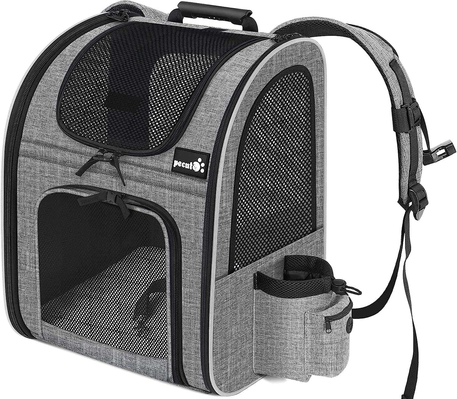 Pecute Pet Carrier Backpack, Cat Backpack Carrier with Breathable Mesh
