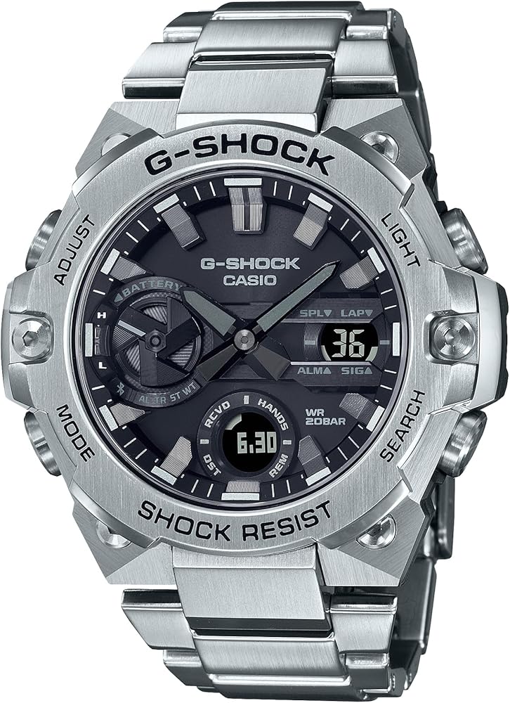 G-SHOCK G-STEEL Gスチール GST-B400D-1AJF Amazon.com: Casio G-Shock GST-B400D-1AJF G-Steel Bluetooth Solar