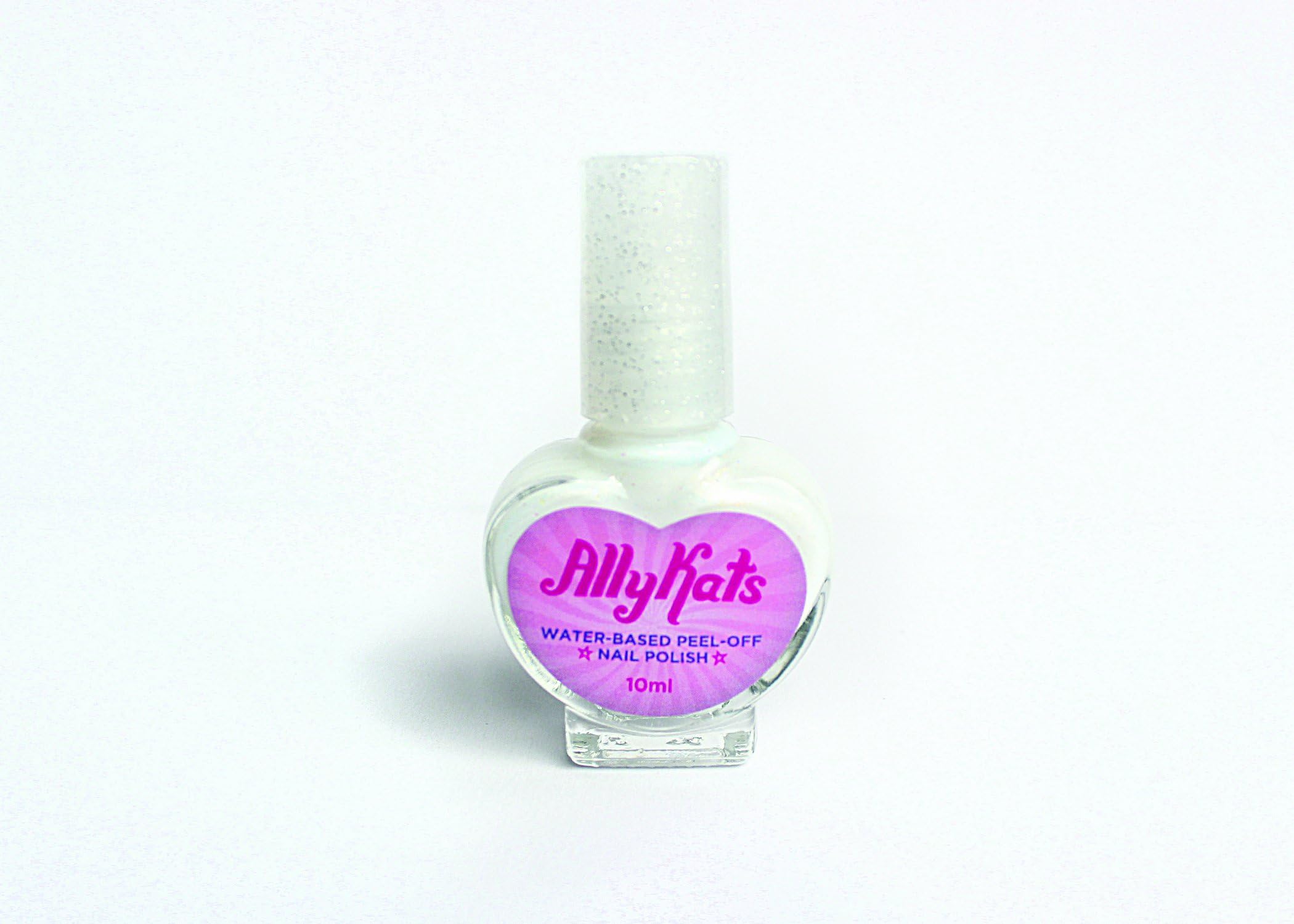 Nontoxic Water-Based Peel-Off Sparkle Nail Polish TOP Coat (Pack of 2)