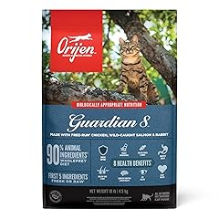 ORIJEN Guardian 8 Grain Free High Protein Premium Dry Cat Food 10lb Bag