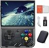 Miyoo mini Plus Portable Game Machine Linux System 3.5 inch OCA Screen Multi Simulator Compatible 64GB Black