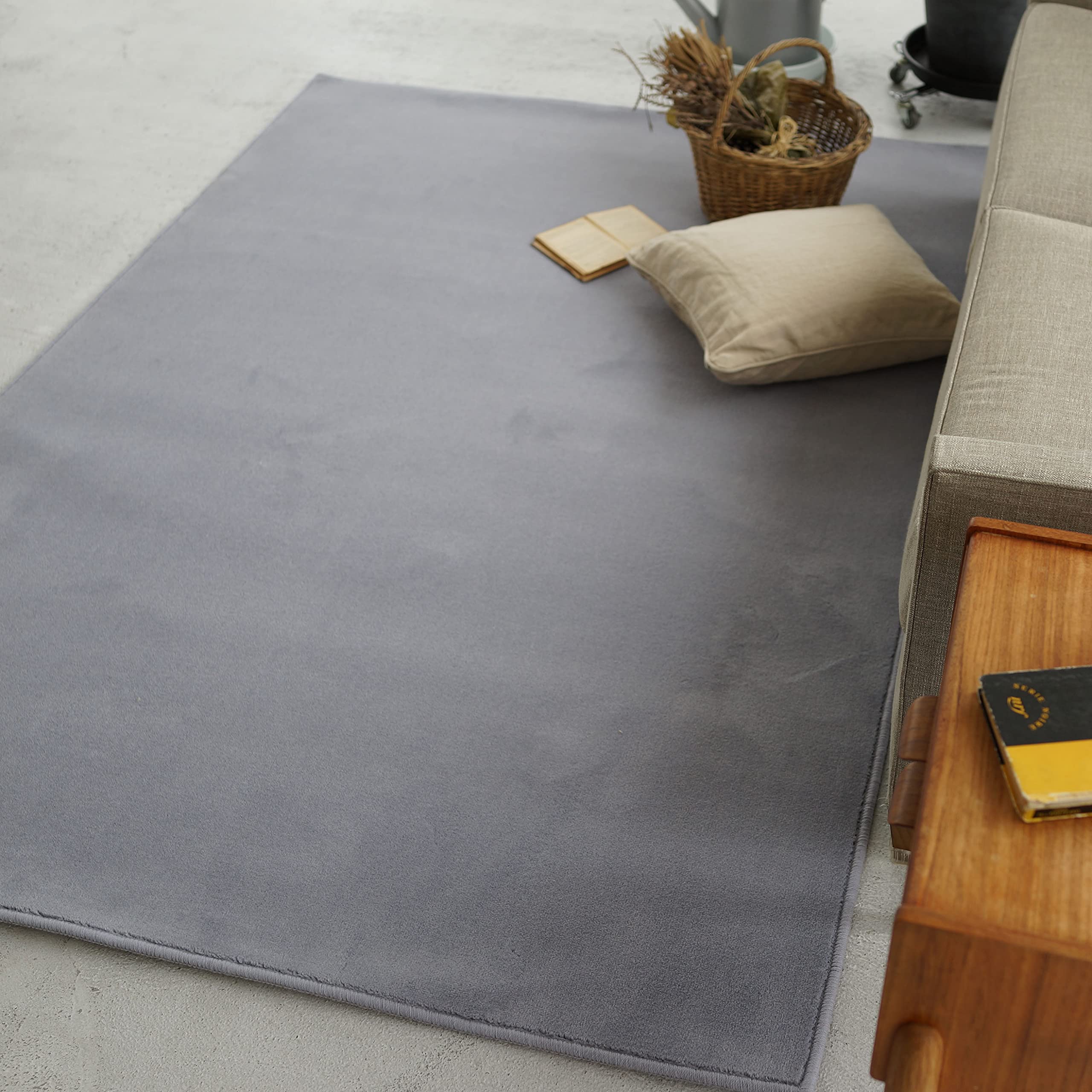 スミノエ ラグ Amazon｜スミノエ(Suminoe) ラグ ブルーグレー 250×250cm 防炎 ウール