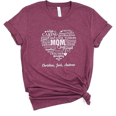 Personalized Mother's Day Gift T-Shirt: Heartfelt Love for Mom