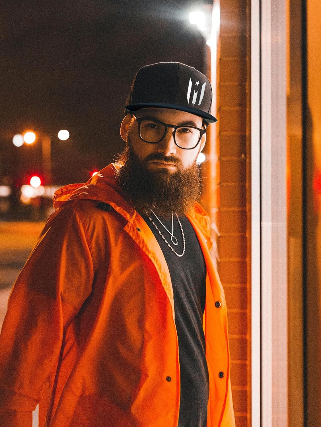 Embroidery Flat Bill Hats for Men Flat Brim Snapback Hats for Men Snap Back Mens Trucker Golf Hat - Image 4