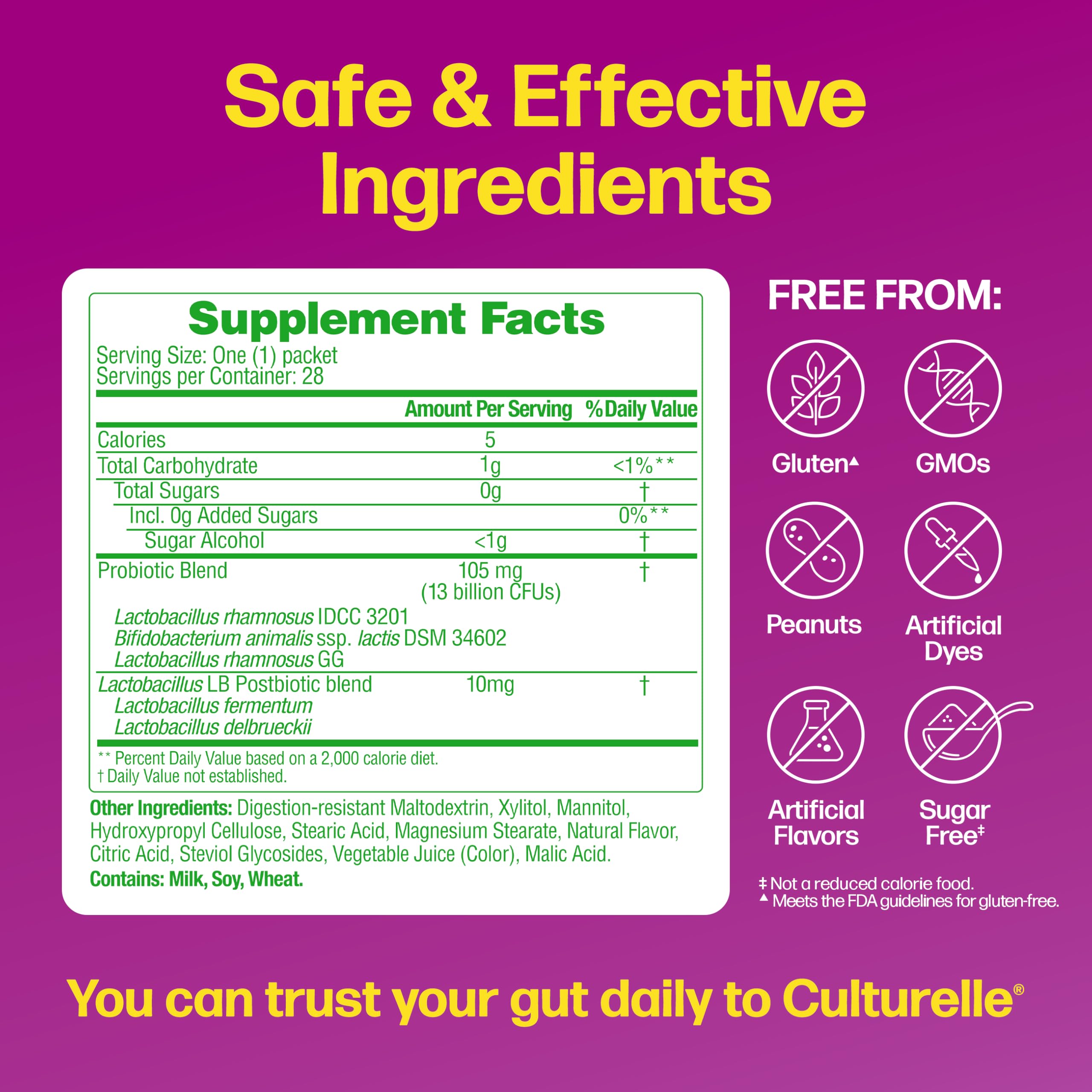 Culturelle Complete 3-in-1 Biotics Mini-Chews Daily Probiotic, 28 Ct — Amazon image 6