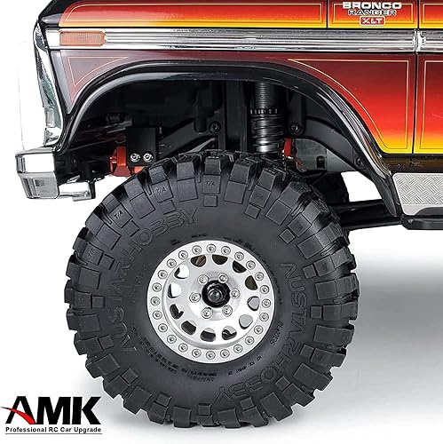 Miniatura 5 de Neumáticos de goma de 2.2 pulgadas con insertos de espuma de 2.638x5.906 in para 110 RC Crawler Car A-xial Wraith 90018 90048 RR10 SCX10 D90