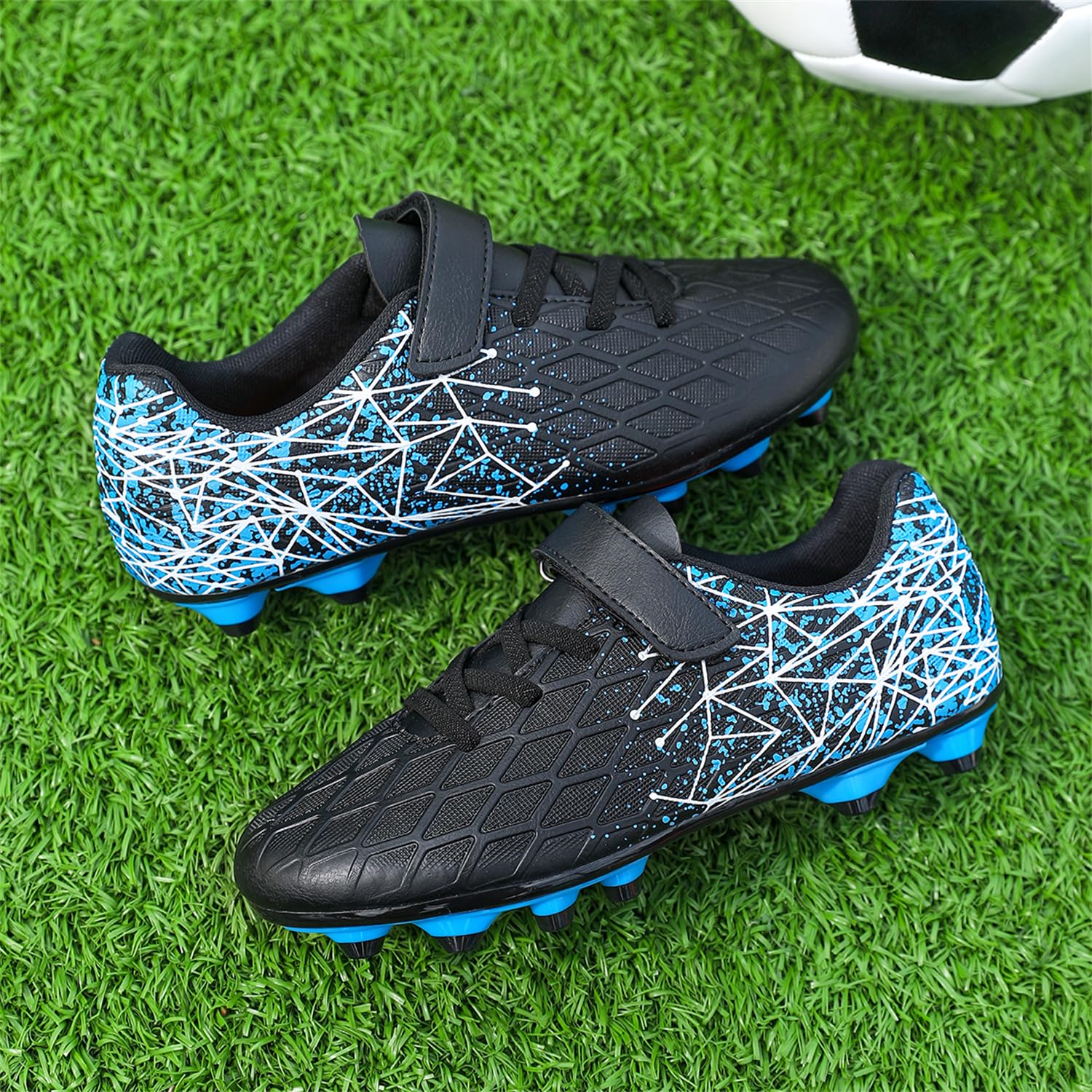 Football Boots Boys Grils FG/AG Soccer Cleats Shoes Trainers Football Shoes Training Running Shoes Teenager Sneakers - 3