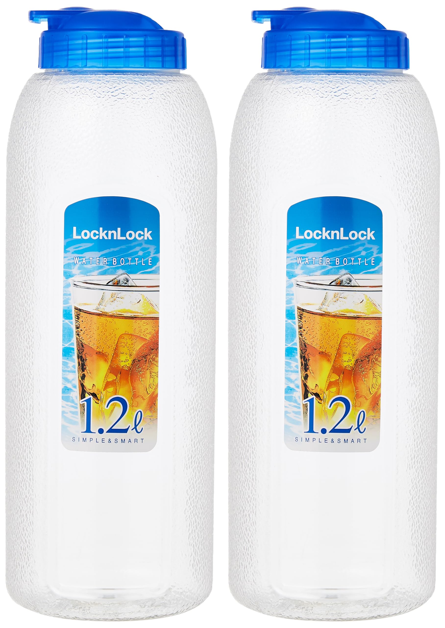 LocknLock Aqua Water Bottle 1.2 Liter 2pc-Set HPL730S2LocknLock Aqua Water Bottle 1.2 Liter 2pc-Set H…