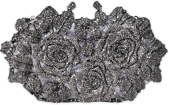 Handmade Bag Evening Bag Sparkly Clutch Purses for Women Wedding Glitter Rhinestone Party Prom Purse Dressy Clutch Bags