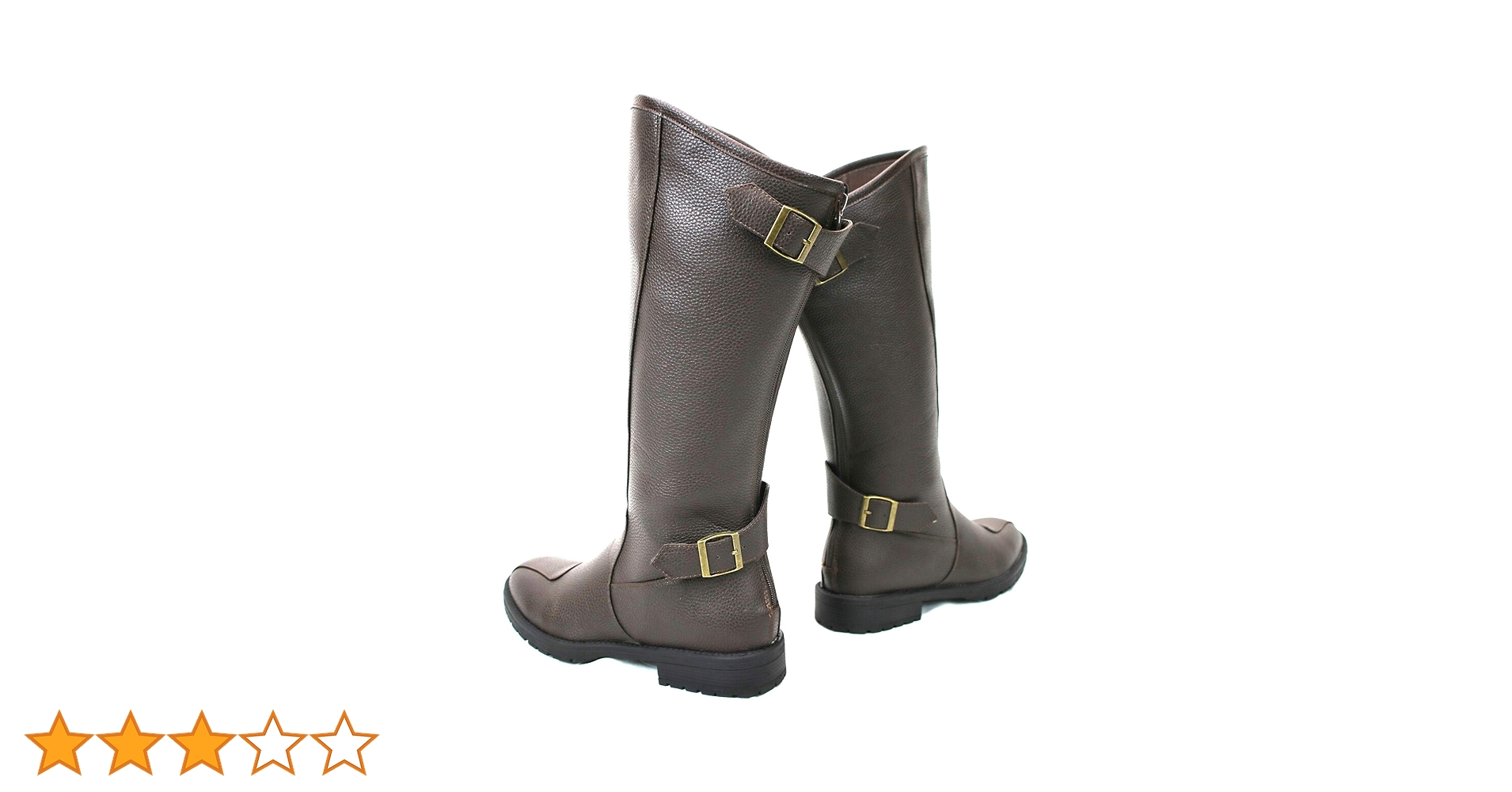 Amazon | [DJ] 斜めカット 特攻ブーツ 茶 30．0cm | ブーツ