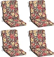 Vista 67 de Cojín para silla de comedor exterior Arden, 20 x 20 pulgadas, resistente a la lluvia, resistente a la decoloración, Alana Tile