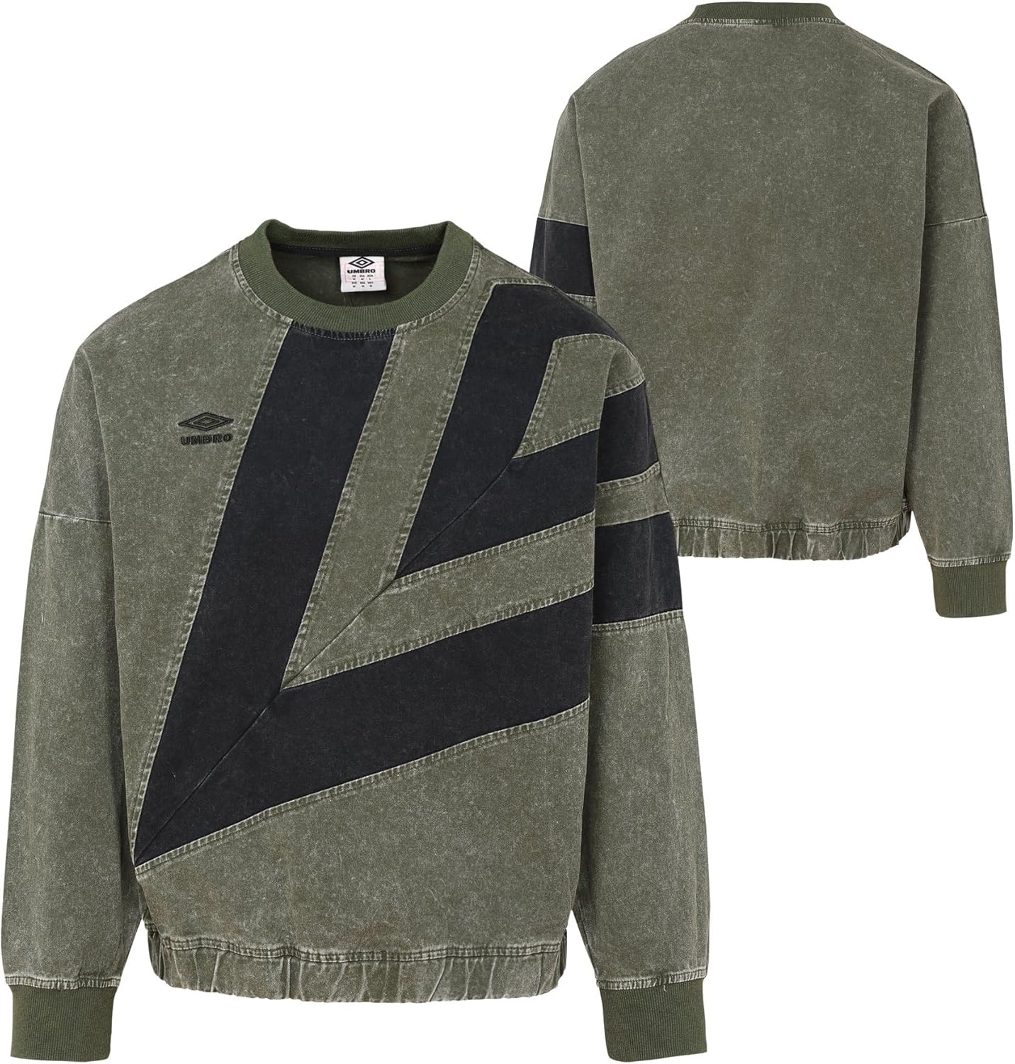 Umbro Men's Washed Diamond Drill Sweater