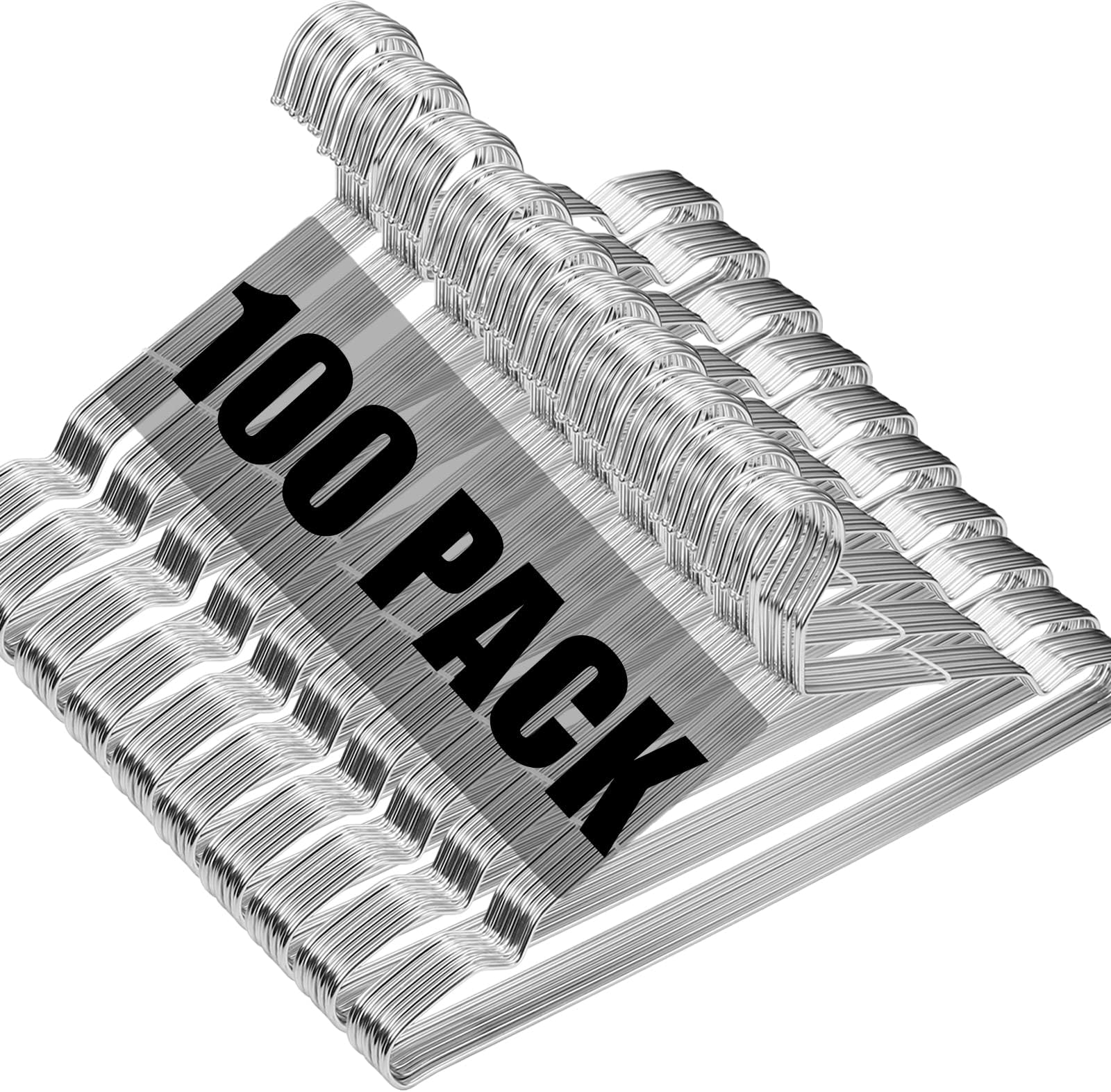 Fayleeko Wire Coat Hangers 40 Pack Strong Heavy Duty