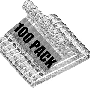 Amazon.com: Hangers 100 Pack Wire Hangers Heavy Duty Clothes Hanger