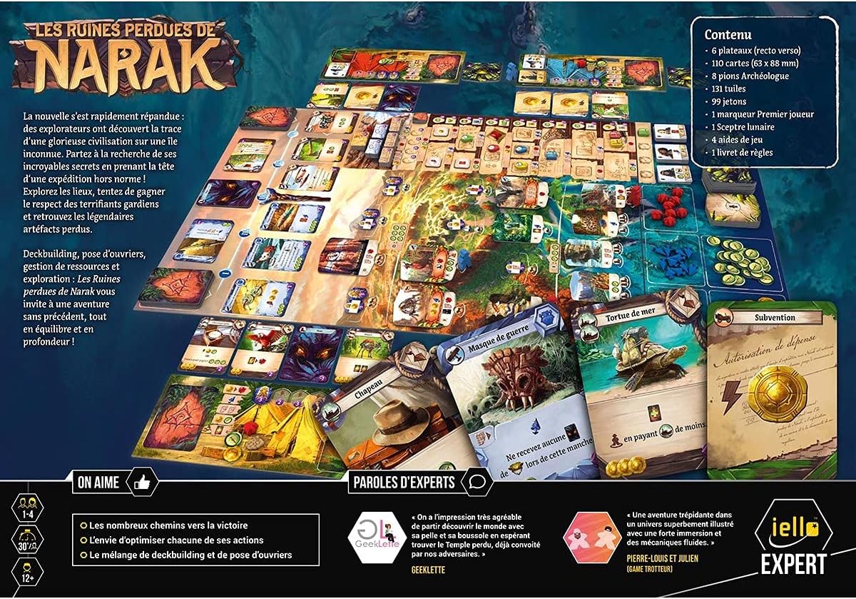 IELLO - 51864 - Game Expert - The Lost Ruins of Narak, Black - Image 4