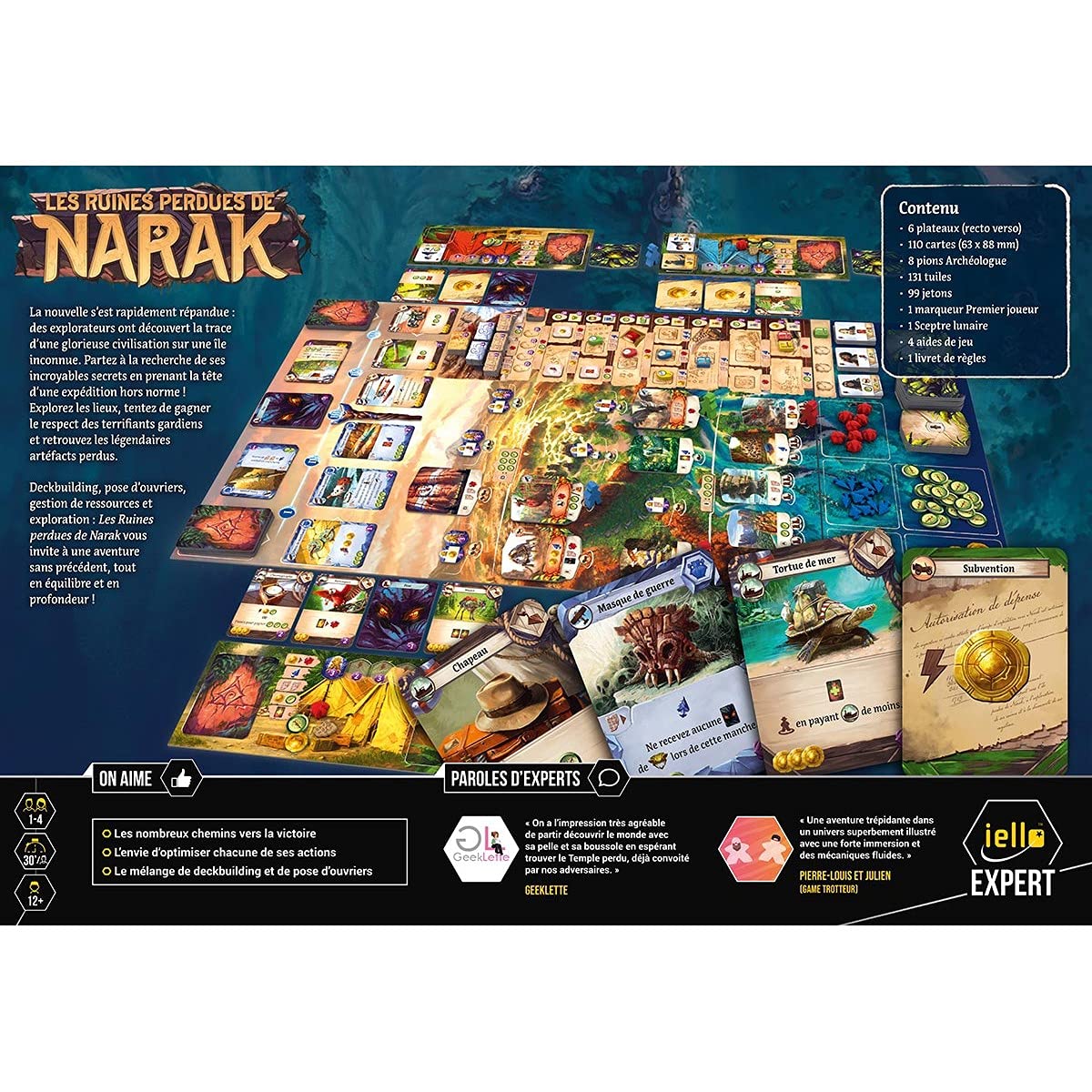 IELLO - 51864 - Gra eksperta - Zaginione ruiny Naraka