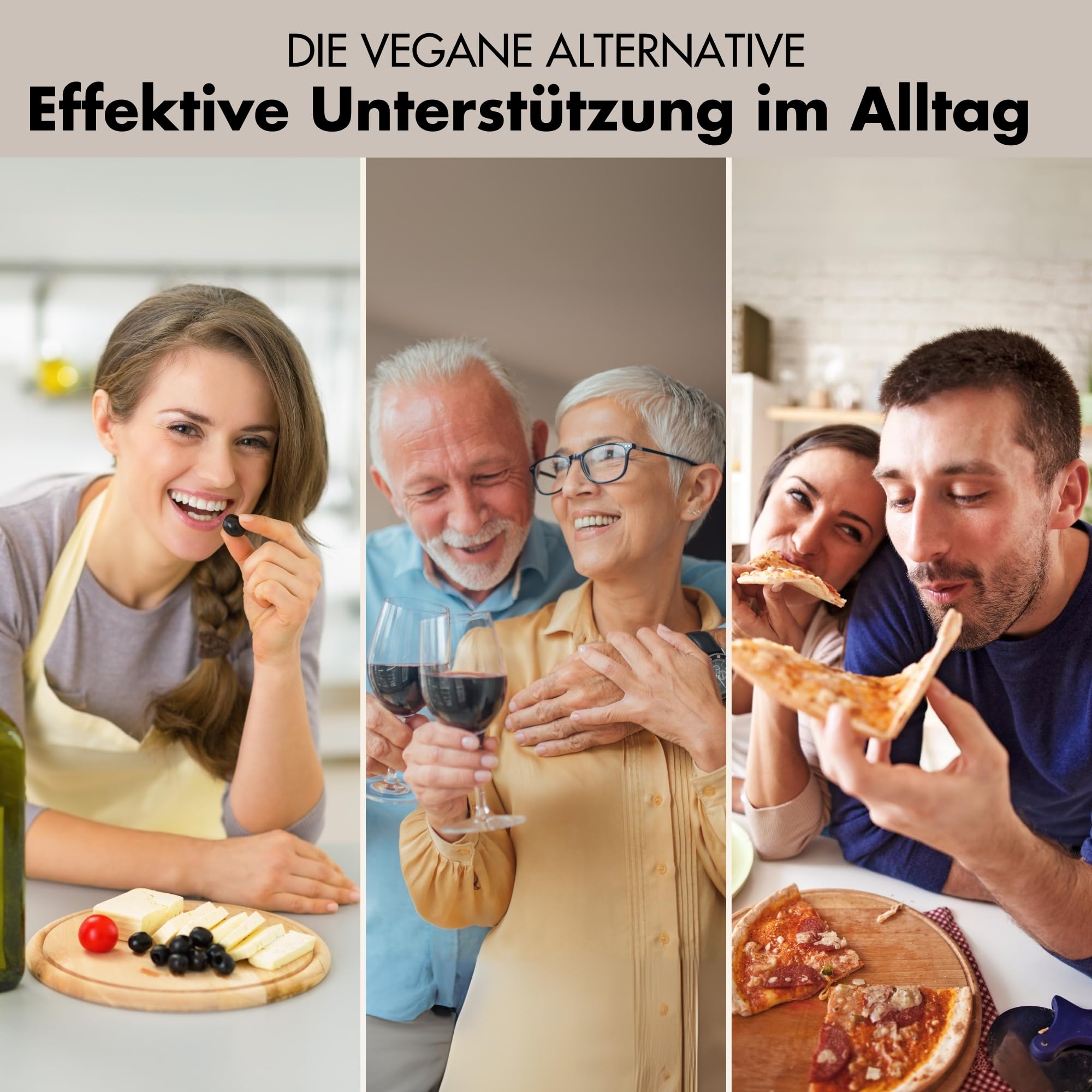 DAO Kapseln 120 Stück (hochdosiert) - 300,000 HDU pro Tagesdosis - DAO Enzym aus Erbsenprotein - vegan & laborgeprüft