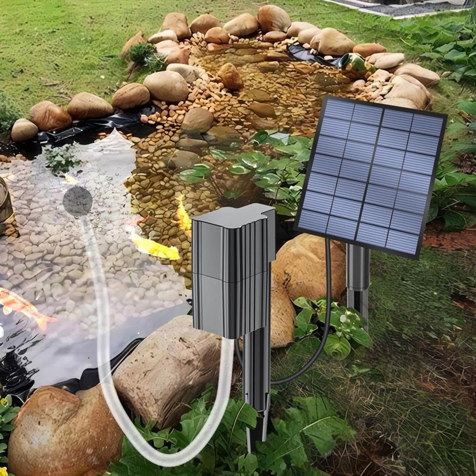 Aerator Solarny Do Stawu 2,5 W Przenośny Mały Cichy Napowietrzacz