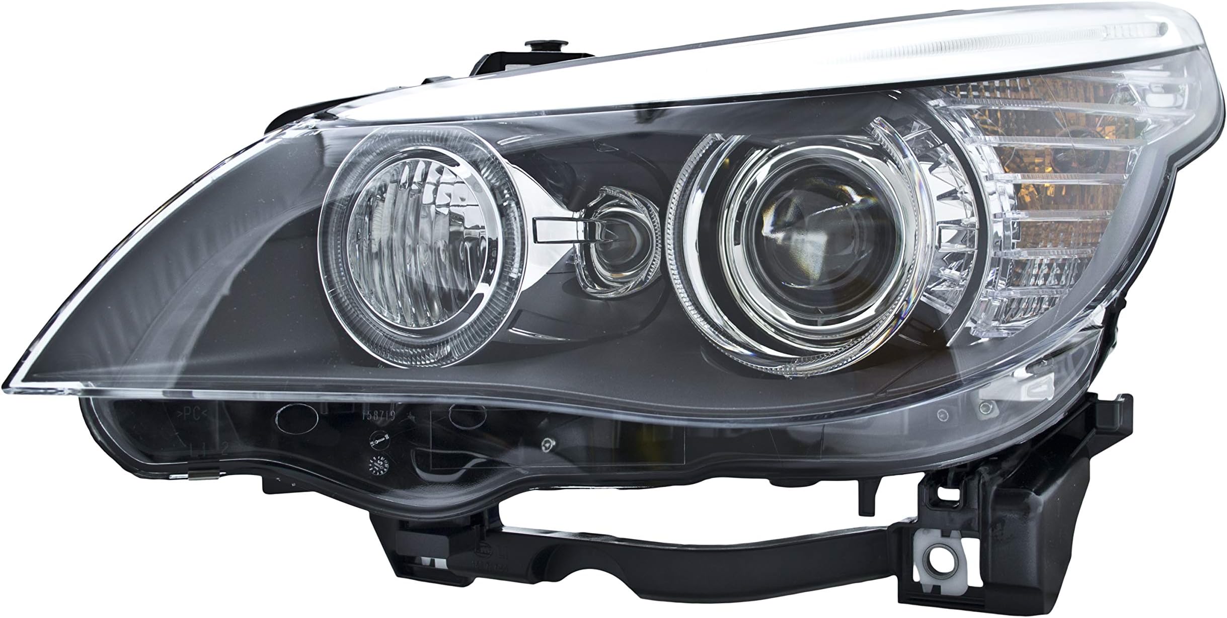 HELLA 169009151 BMW 5 (E60, E61) Driver Side Headlight Assembly