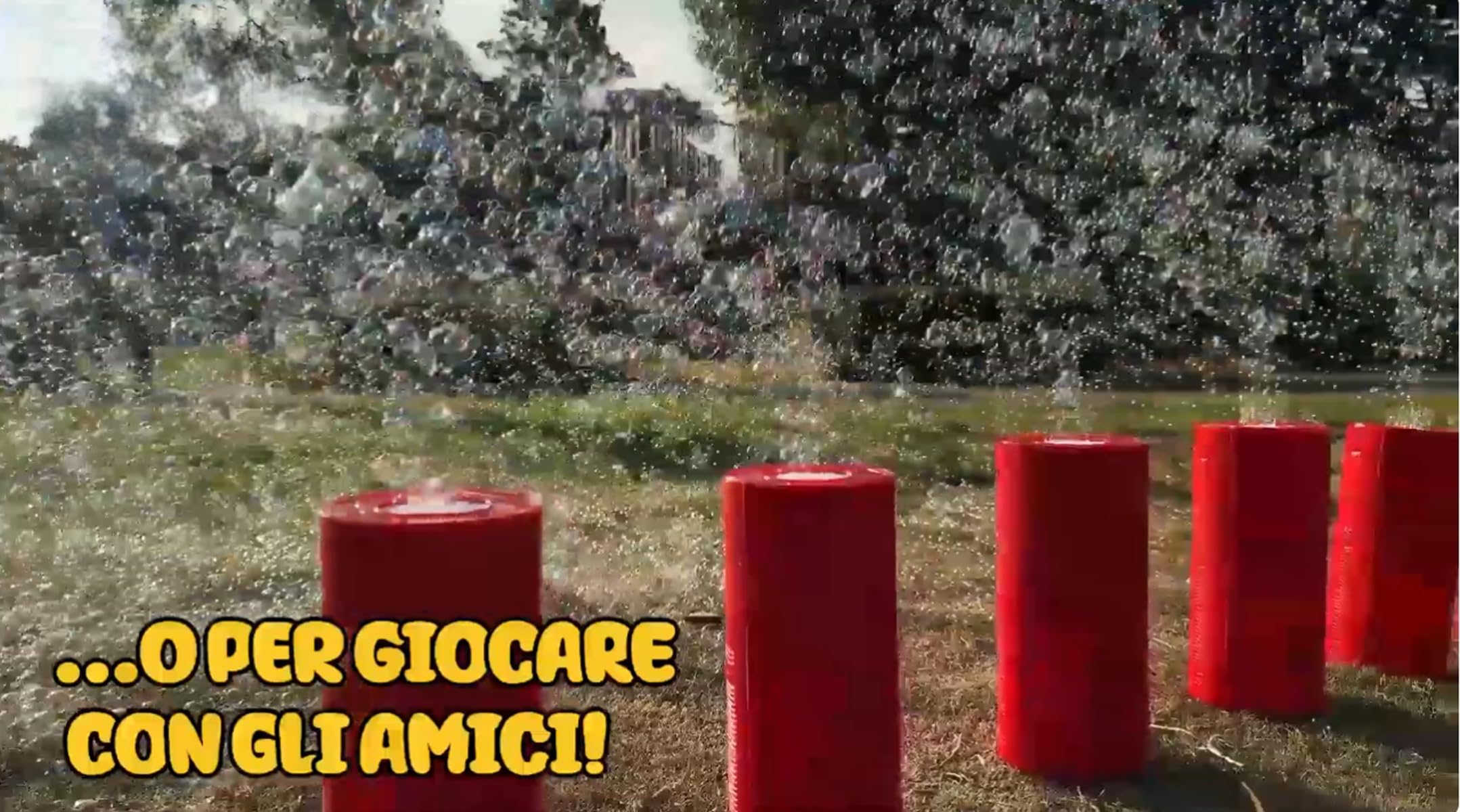 Macchina per Bolle di Sapone con Effetto Fuochi d'Artificio Macchina Automatica Bolle 12000+ al Minuto con Luci e Suoni Bubble Maker 90ml Inclusi Bambini Adulti Festa Party Interno Esterno