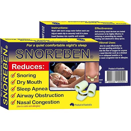 SNOREBEN Anti Snoring Device Pack of 2