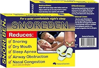 SNOREBEN Patented 2 Pcs Anti Snoring Device Unisex Sleep Stop Snoring Nose Vents, Snore Solutions Device Snore Stopper Sleep Aid, Anti Snoring Nose Clip, Snoring Stopper for Men & Women | Pack of 2