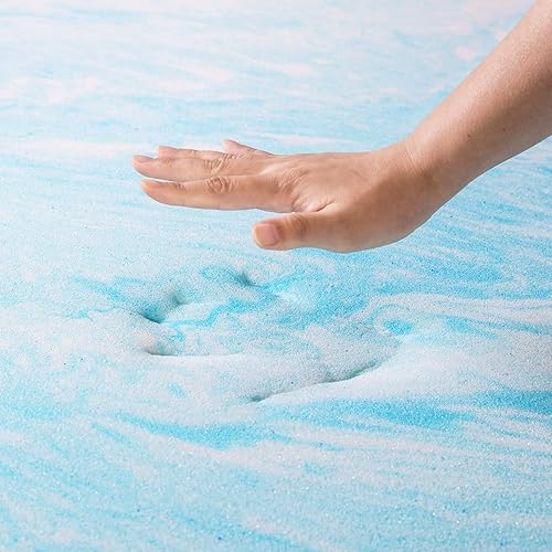 Miniatura 10 de Cubrecolchón de espuma viscoelástica de gel de 2 pulgadas para cama de tamaño King