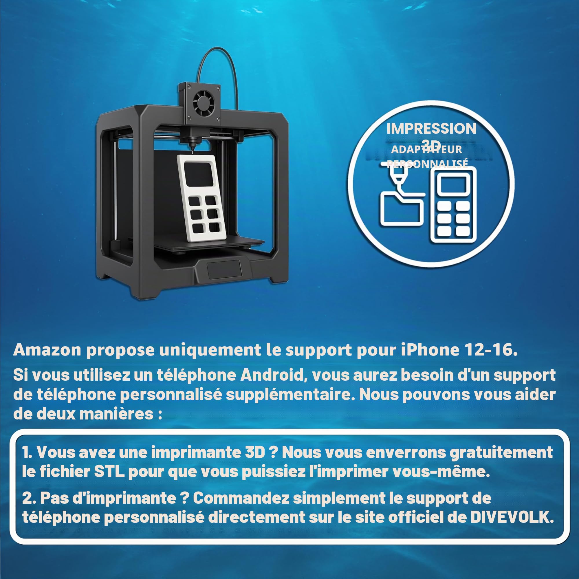 DIVEVOLK Seatouch 4 Max Caisson étanche intégral de plongée pour iPhone 12/12 Pro/12 Pro max/13/13 Pro/13 Pro Max SEATOUCH13