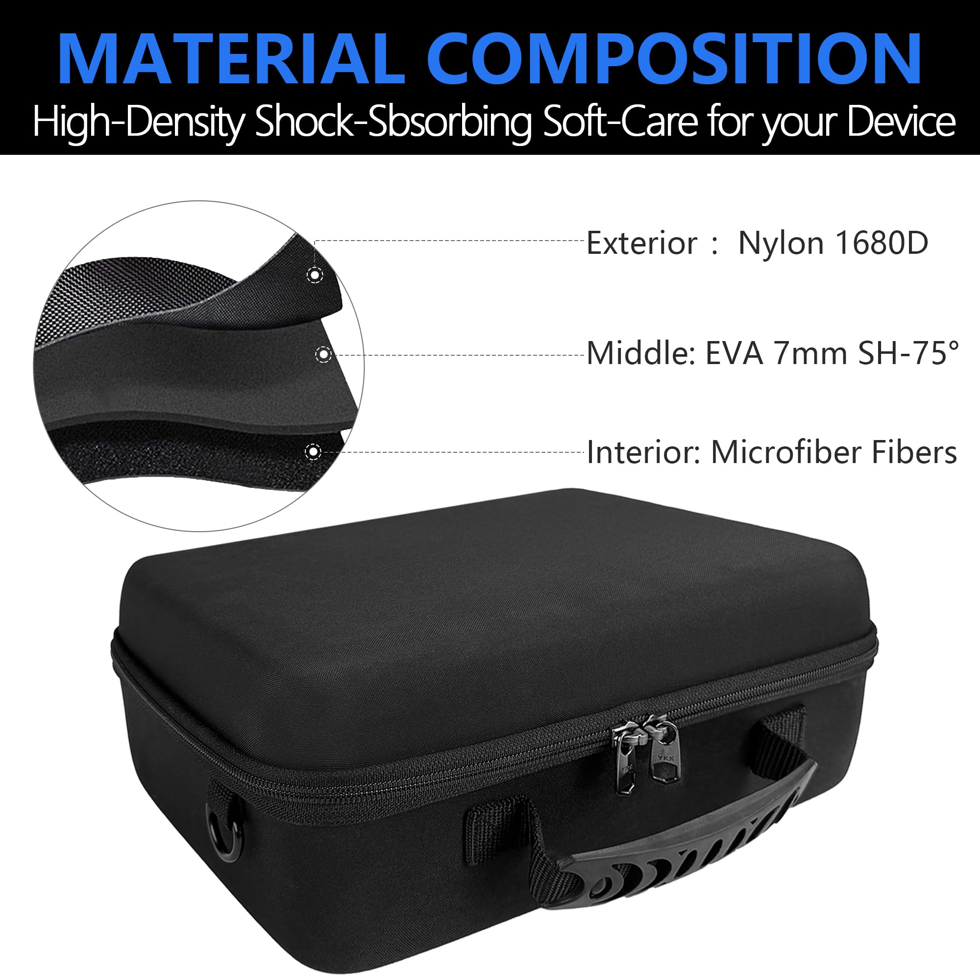Musiin Audio Interface Case Compatible with Universal Audio Apollo x4 Gen 2 Essentials with Strap UA Apollo x4 Heritage Edition Daily Protection - Image 4