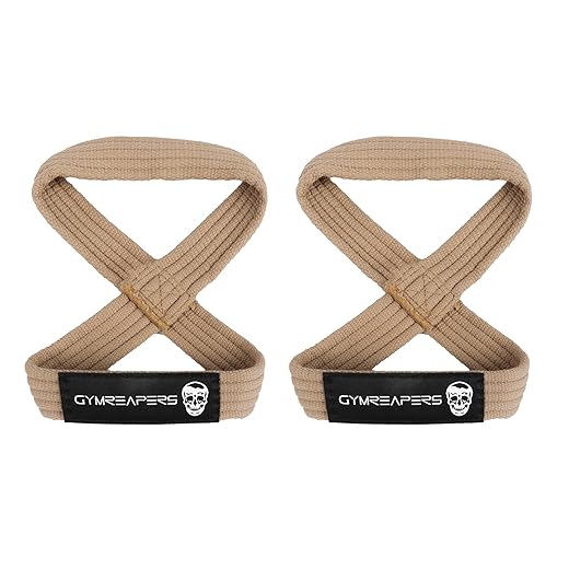 Gymreapers Figure 8 Lifting Straps For Deadlift, Powerlifting, Strongman, & Cross Training Strong Weightlifting Wrist Straps For Men, Women