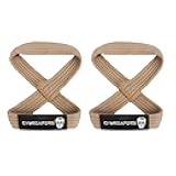 Figure 8 Lifting Straps For Deadlift, Powerlifting, Strongman, & Cross Training Strong Weightlifting Wrist Straps For Men, Women
