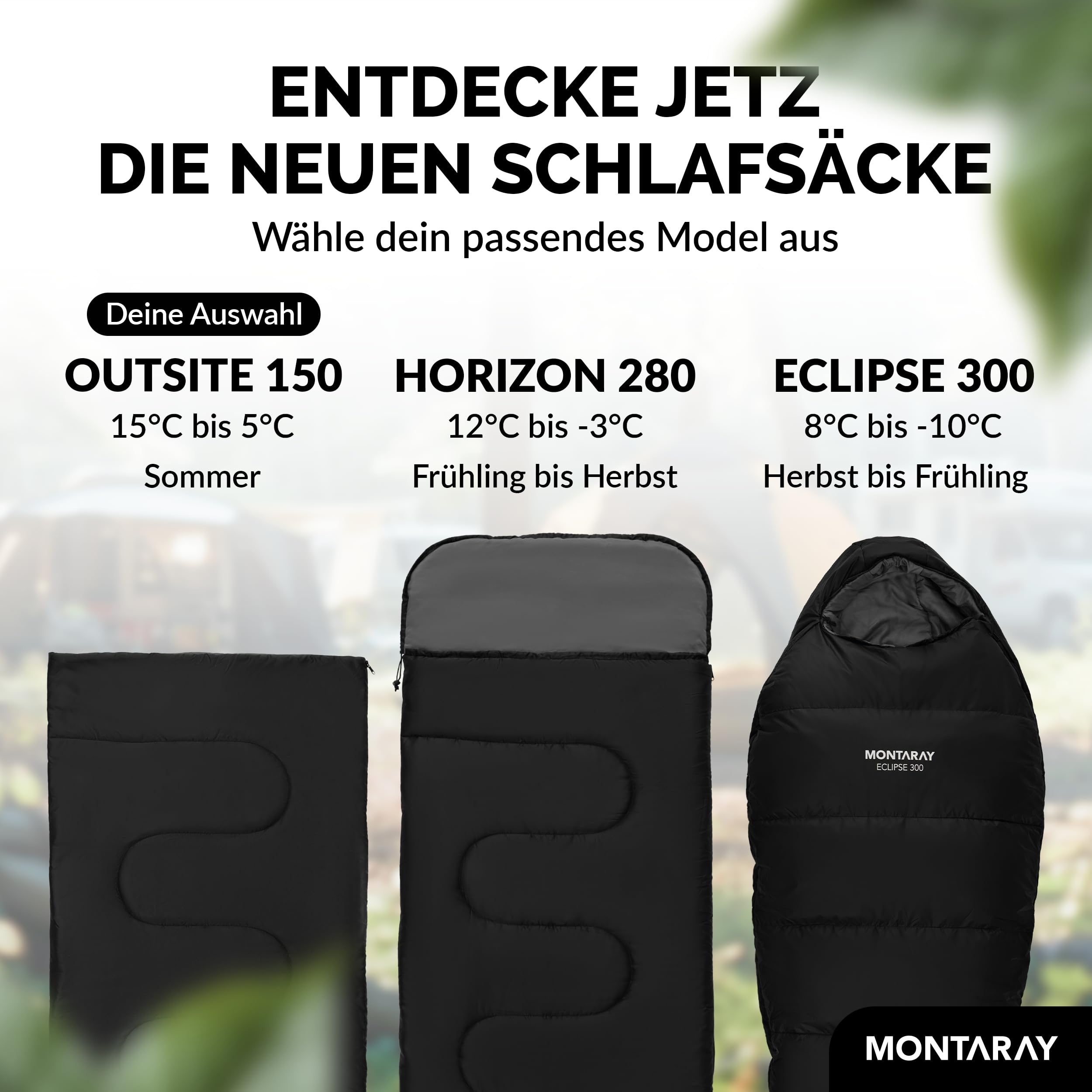 Deckenschlafsack mit Kapuze bis -3°C INKL. Kissen - Outdoor Winter-Schlafsack & Sommer-Schlafsack 3-4 Jahreszeiten (75 x 220 cm) - Hütten-Schlafsack für Damen & Herren (warm)