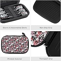 Vista 3 de Casemaster Sentinel - Estuche para 6 dardos con capacidad para accesorios adicionales, puntas, ejes y vuelos, compatible con dardos de acero y punta