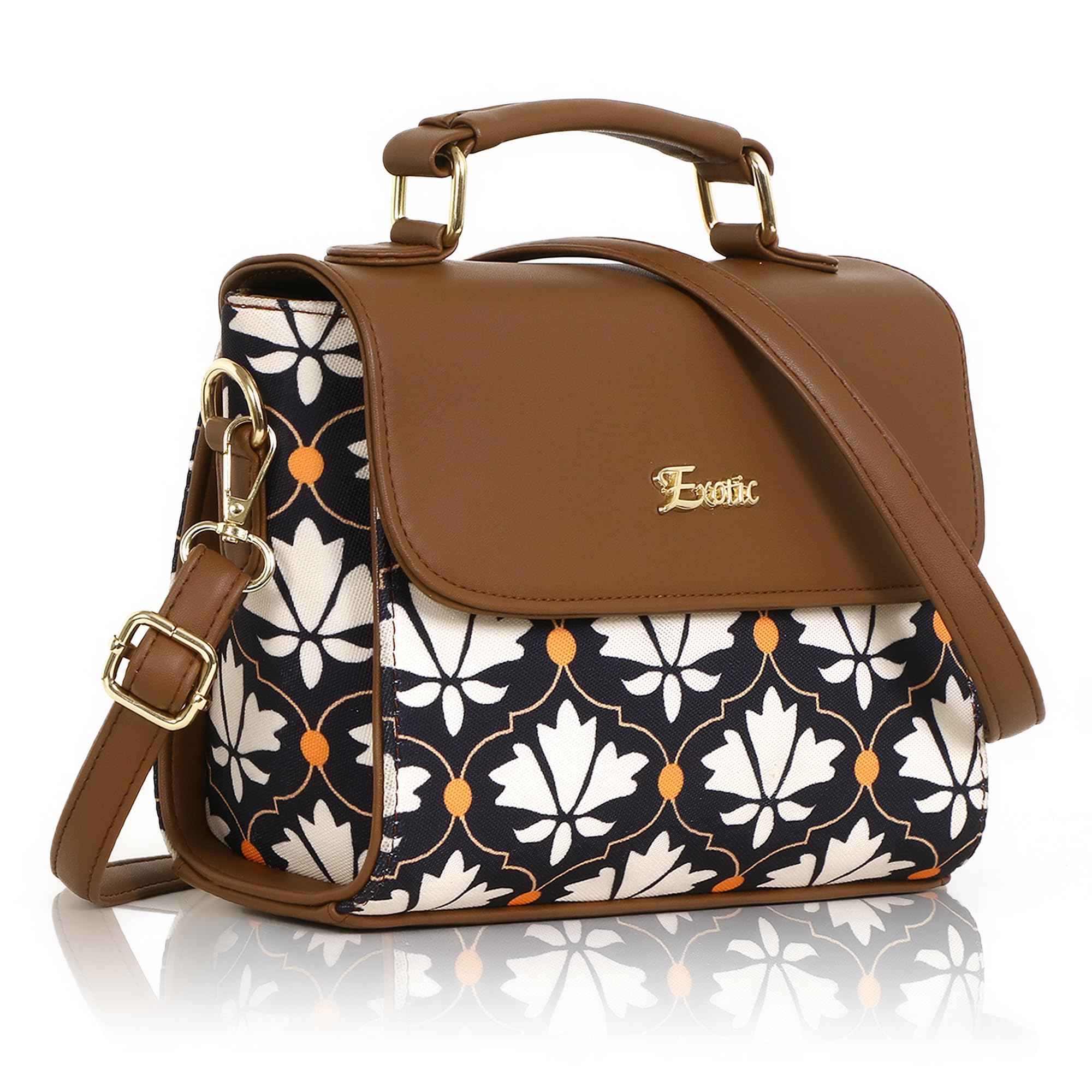 See full amazon price history chart for EXOTIC Dualtone Printed Flower Sling Bag for Girls/Women (Black white)… EXOTIC Dualtone Printed Flower Sling Bag for Girls/Women (Black white)… (B0D6VX4M2T) Amazon Price History, Amazon Price Tracker