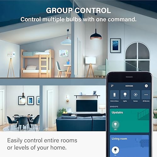Miniatura 7 de Sengled Bombilla Alexa, emparejamiento automático S1 con dispositivos Alexa, bombillas inteligentes que funcionan con Alexa, iluminación inteligente