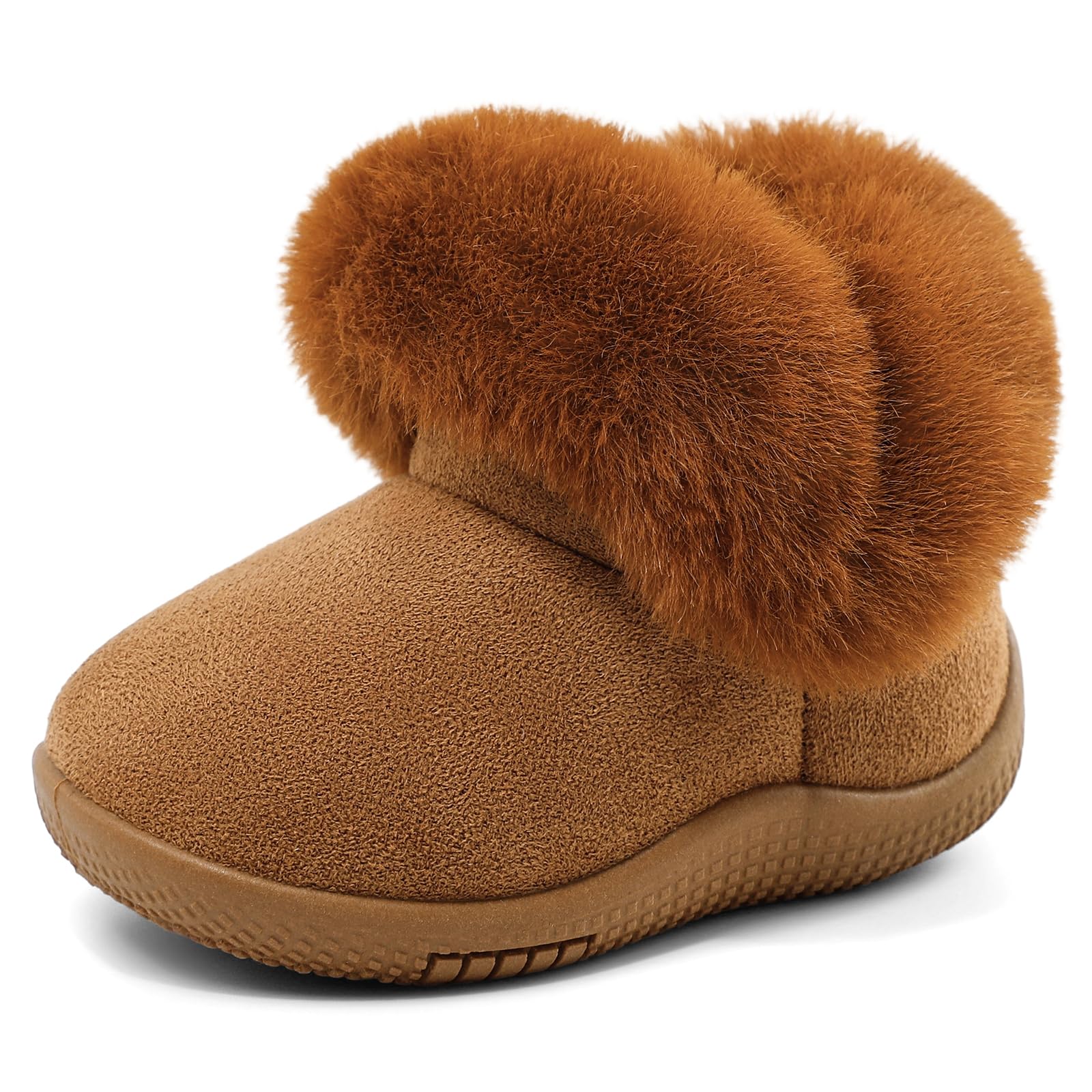 MK MATT KEELY Bottes Bébé Fille Hiver 0-5 Ans Bottines de Neige Enfant Chaussures Chaud Extérieur avec Semelle Caoutchouc Souples