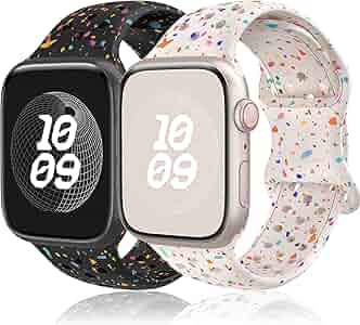 Apple - Apple Watch Series 7付属の41mm スポーツバンド ホワイト Apple Watch Series 7 GPS + LTE 41MM Starlight Aluminum Case