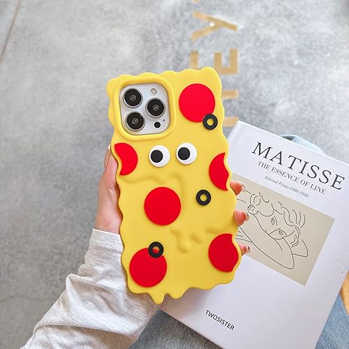 Miniatura 3 de Funda 3D de monstruo de pizza para iPhone 11 Pro Max, funda de silicona suave 3D para iPhone 11 Pro Max de 6.5 pulgadas (monstruo de Pizza)