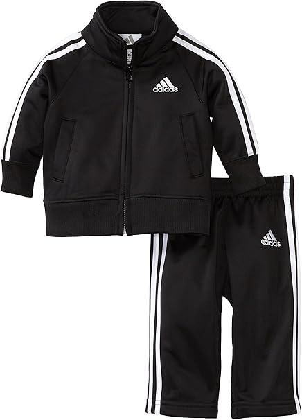 Amazon Adidas アディダス ベビー ジャージ上下セット ブラック 出産祝い 3m 生後３ヶ月 ベビー マタニティ ベビー マタニティ 通販