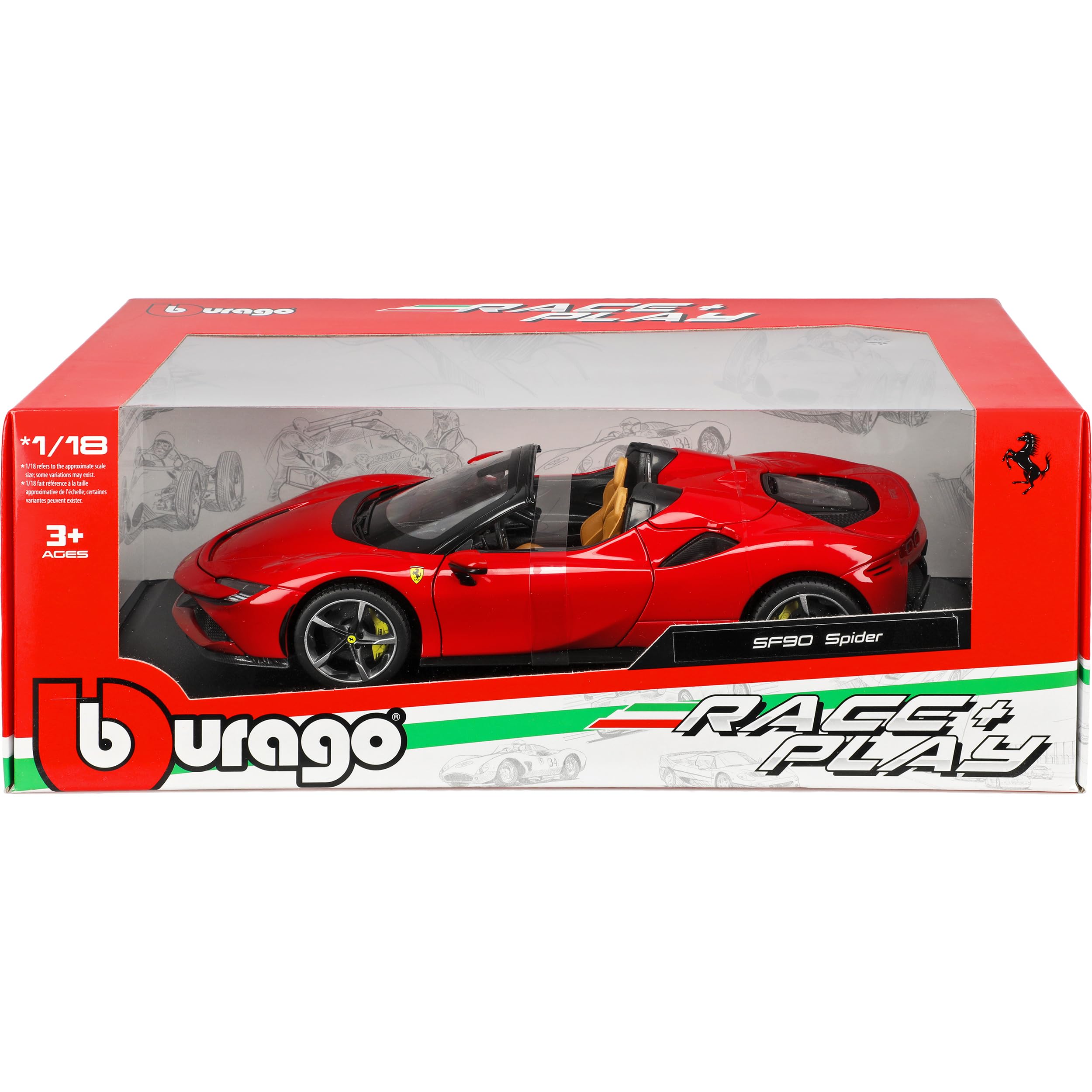 Bburago 16015 Ferrari SF90 Stradale 1/18 - Fém autók - Makett